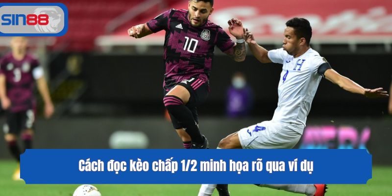 Cách đọc kèo chấp 1/2 minh họa rõ qua ví dụ