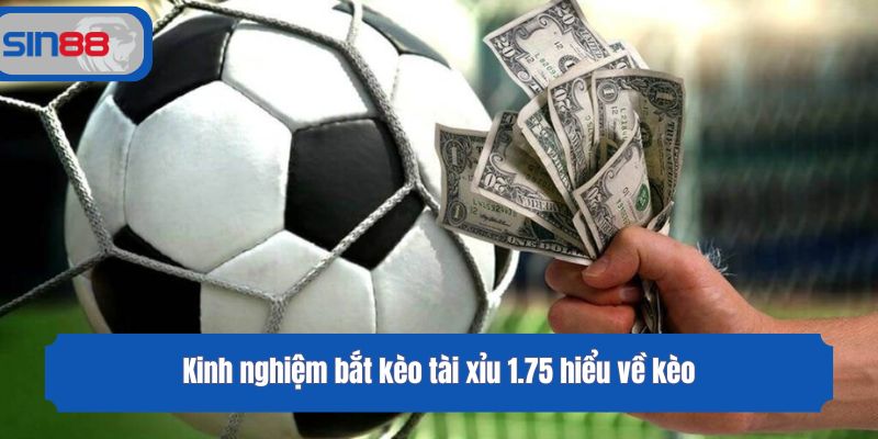 Kinh nghiệm bắt kèo tài xỉu 1.75 hiểu về kèo